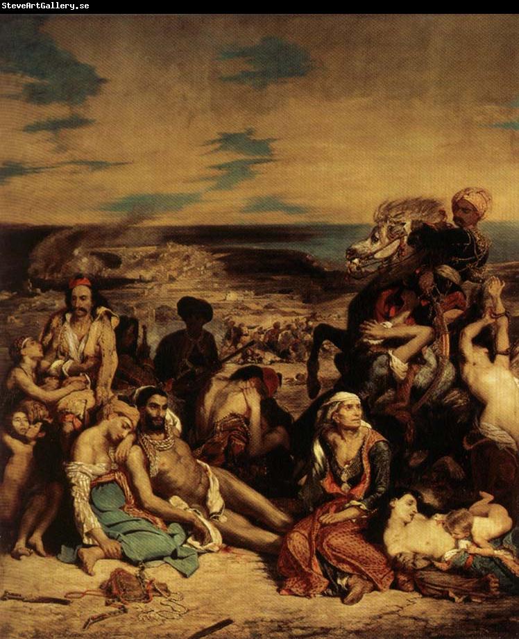 Eugene Delacroix The Massacer at Chios